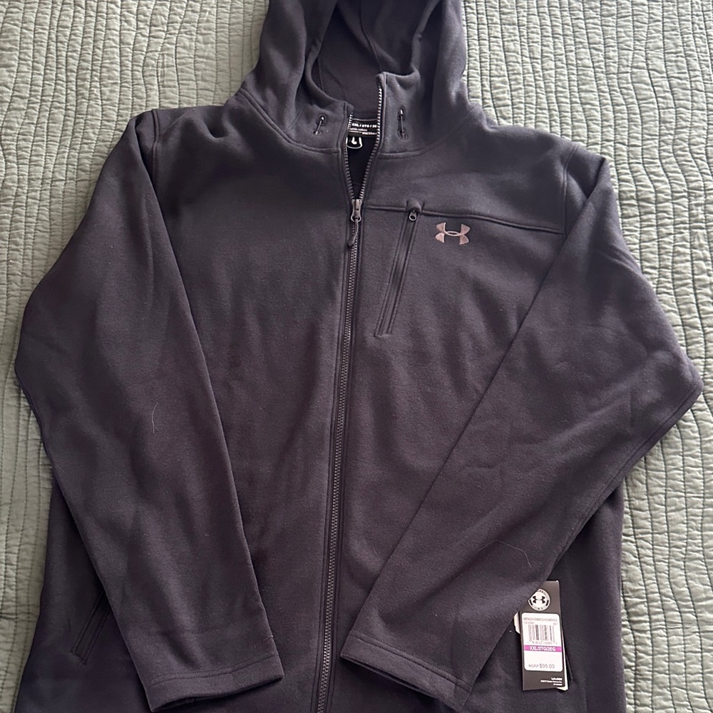 Men’s Under Armour Black Zip-Up Hoodie